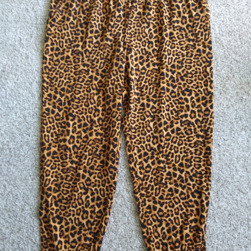Women's animal print joggers